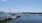 a dock with many boats in a harbor